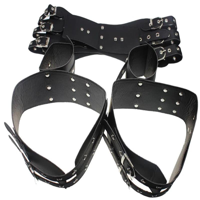 Waist Even Hand Leg Leather Restraint Bondage Belt Fetish Sex Slave Toys For Couples Free Shipping | Красота и здоровье