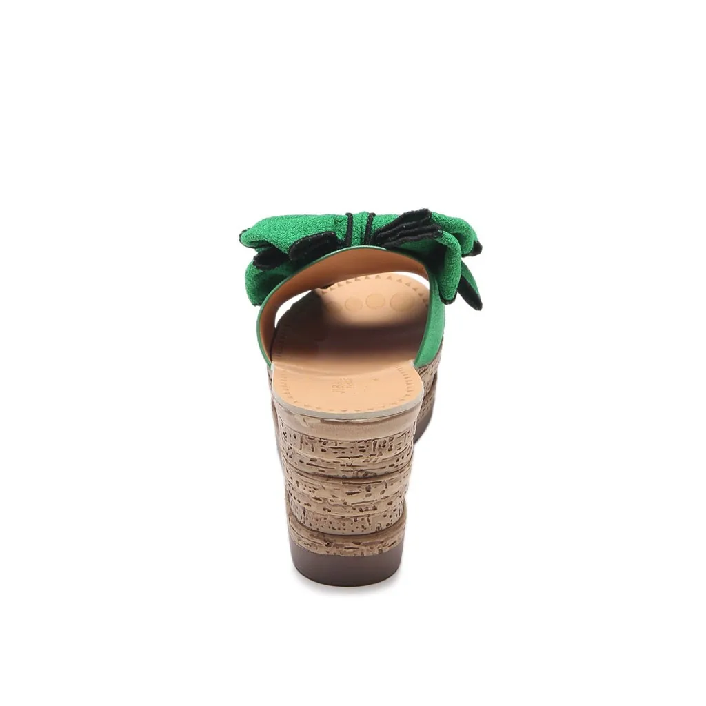 SAGACE женская обувь модные однотонные Цвет с бантом Туфли на танкетке Босоножки