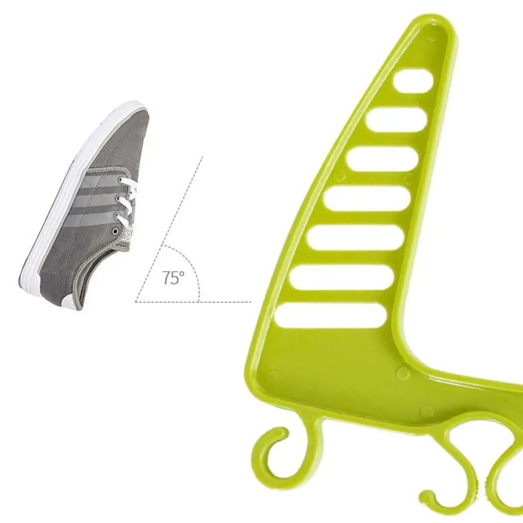 Балкон вешалка для обуви Органайзер белья обувь однотонная сушка 1 шт стойки