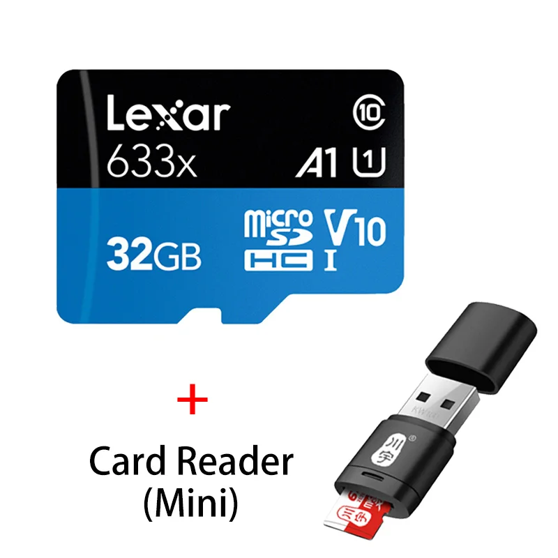 TF633X-032G-C286 Lexar 633X Micro SD 128 ГБ 32 ГБ 64 Гб 256 ГБ 512 Гб 16 Гб Micro SD карта SD/TF флэш-карта памяти 32 64 128 Гб microSD для телефона - Емкость: TF633X-032G-C286
