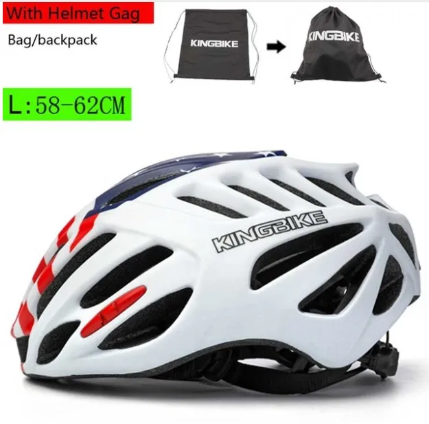 J-668-2 Kingbike Сверхлегкий дорожный велосипедный шлем MTB велосипедный шлем цельно-Формованный дорожный велосипедный шлем Capacete Casco Ciclismo 58-62 см - Цвет: J-668-2