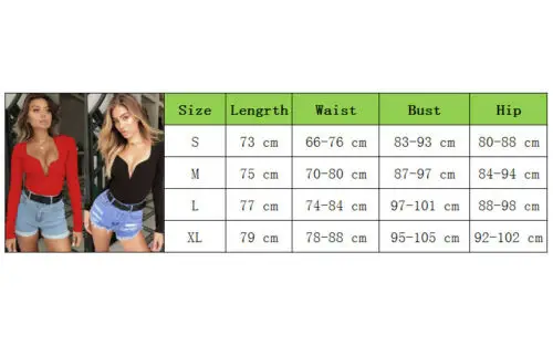 

New 2019 Solid Women Sexy V-neck Causal Long Sleeve Romper Bodysuit Stretch Tops Jumpsuit Clothes