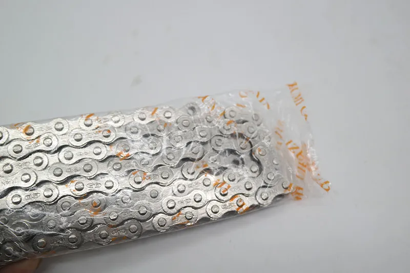 Izumi Односкоростной велосипед 1/8 fixie с фиксированной передачей Велосипед цепь цикл 102L серебряный цвет город Складная цепь