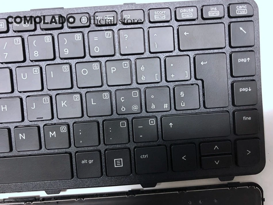Итальянская Клавиатура для ноутбука HP ProBook 640 440 445 G1 G2 645 430 черная клавиатура с