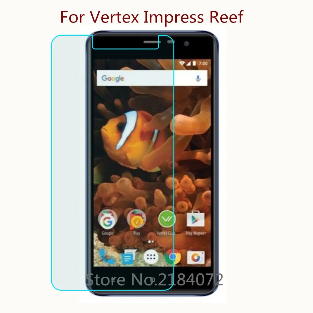 9H 2.5D Защитное стекло для экрана Vertex Impress Reef закаленное смартфона Передняя пленка