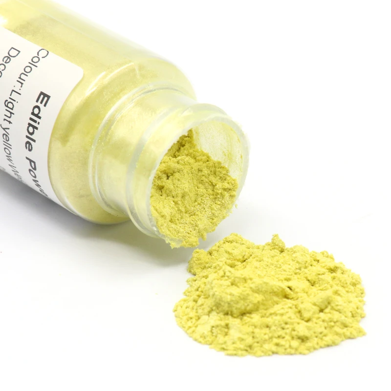 10 граммов желтый съедобный торт пищевой порошок окраски для украшения шоколада