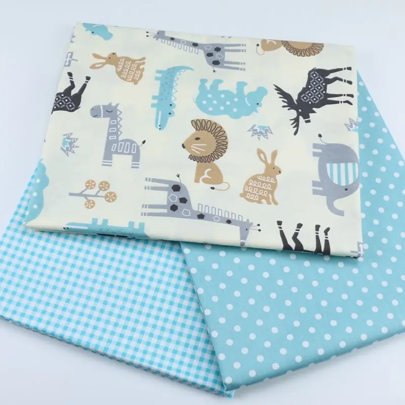 160CM*50CM Lion Elephant Bunny cotton fabric sewing baby cloth infant linens kids bedding cushion patchwork tissue | Дом и сад