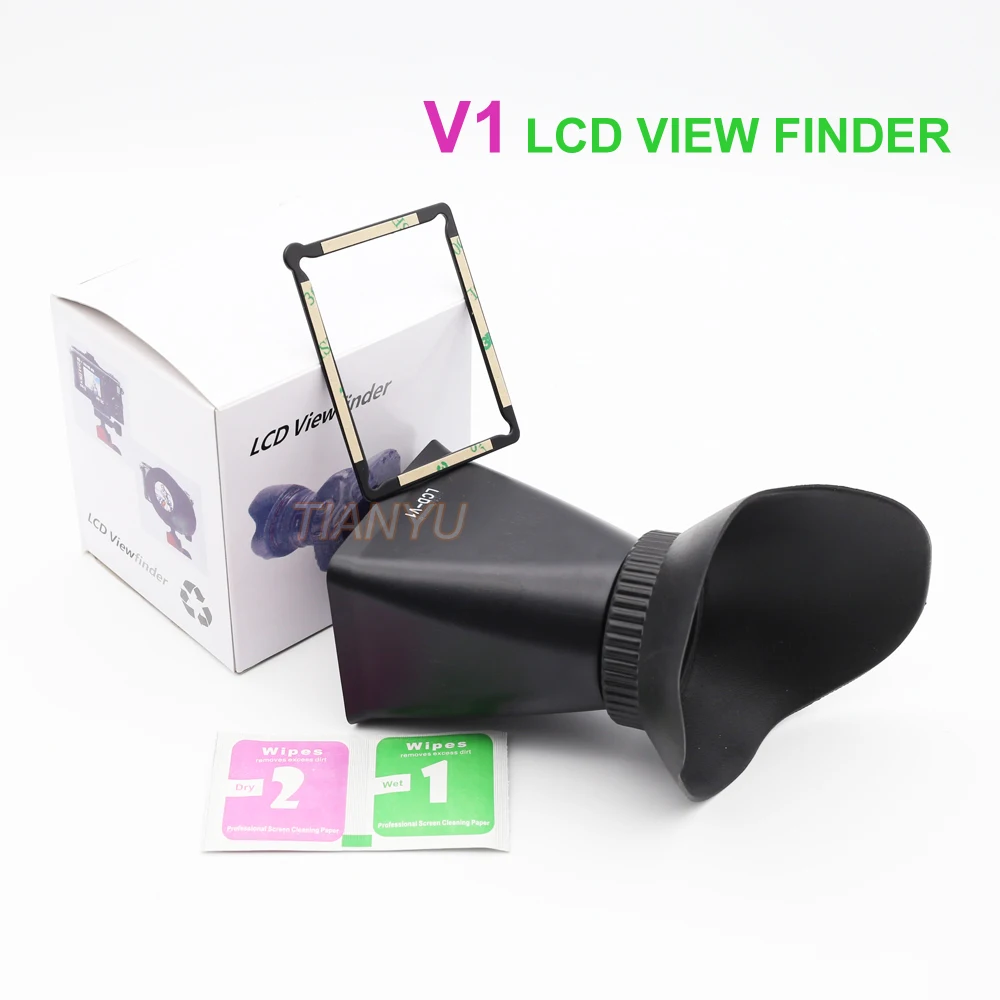 Аксессуары для фотостудии 2.8x3.0 дюймов ЖК дисплей видоискатель Extender V1 Canon 5DII 7D 500D