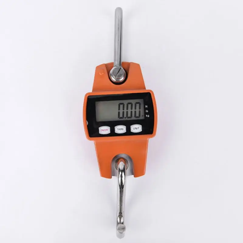 

300kg/600lb Portable Mini Industrial Crane Scale Digital LCD Electronic Scales Heavy Duty Hanging Weight Hook Scales