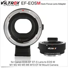 Электронный адаптер объектива с автофокусом Viltrox EF-EOSM для объектива Canon EOS EF EF-S на EOS M M1 M2 M3 M5 M6 M10 EF-M Крепление камеры