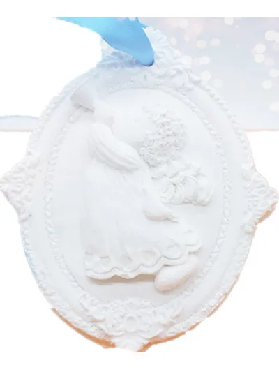 

boy fragrance plaster mold DIY cake silica gel fragrance wax candle mold