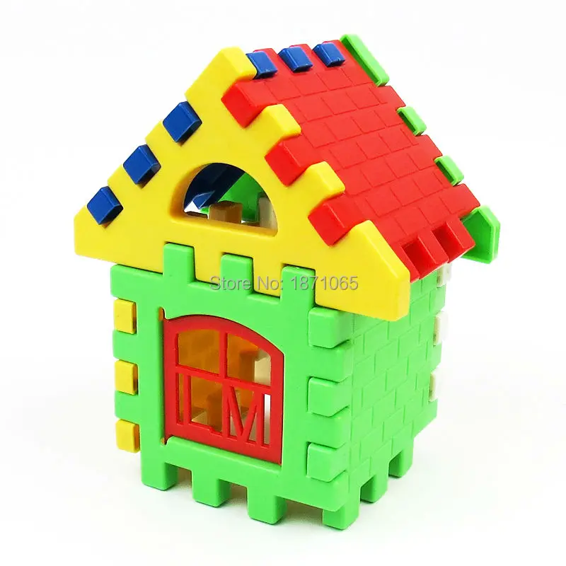 24 шт./компл. домика для маленьких детей строительные блоки игрушки Обучающие