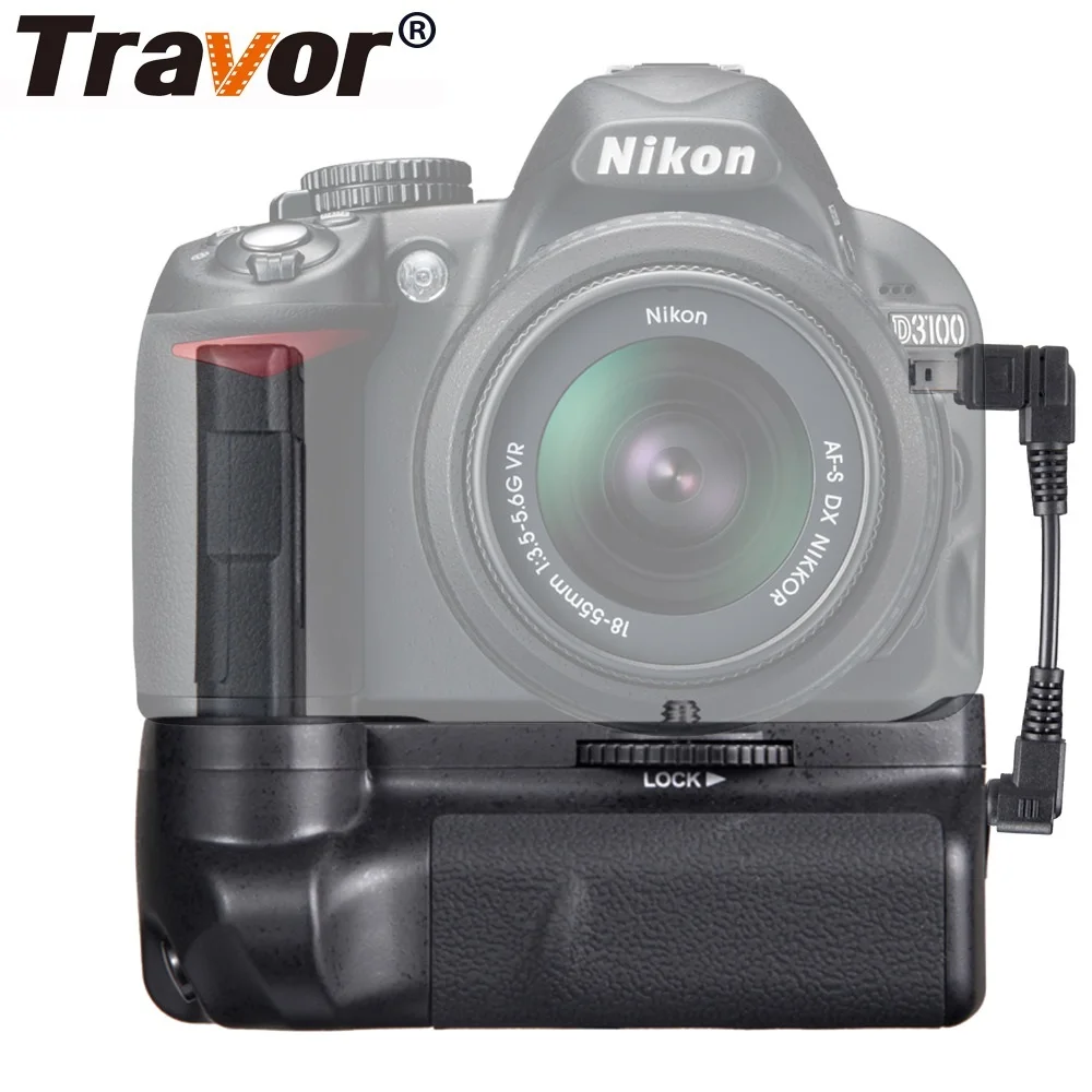Travor Камера Вертикальная Батарейная ручка для NIKON DSLR D3100 D3200 D3300 Батарейная ручка работает с EN-EL14 батареей