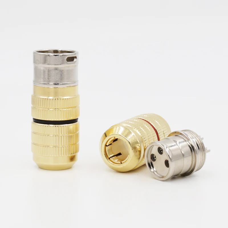 Hi Fi Позолоченный разъем XLR аудио 3Pin M & F черный и красный|hifi plug|xlr goldxlr audio |