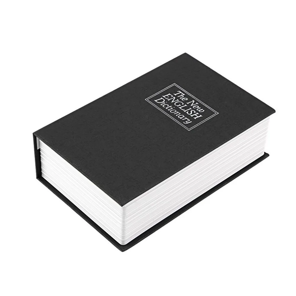 Современный имитирующий словарь секретной книги Скрытая безопасность замок наличные деньги ювелирный шкаф размер книжный ящик для хранения