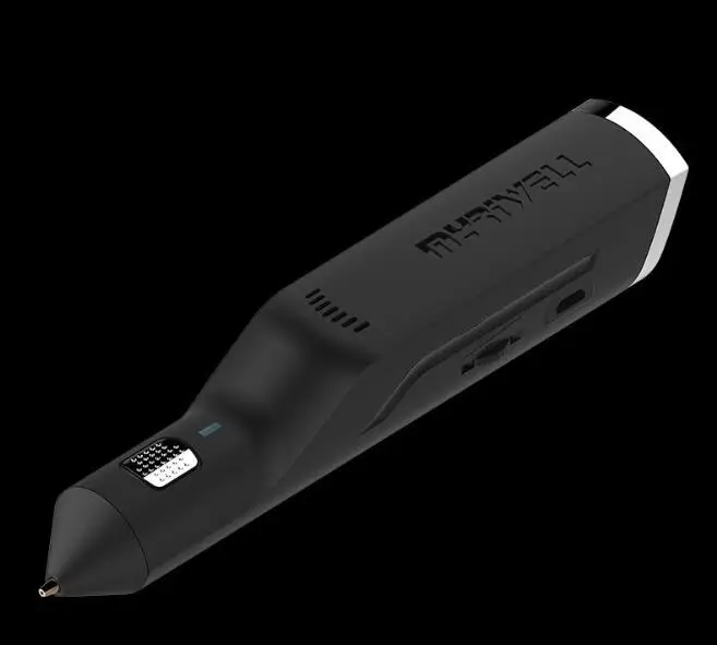 Myriwell 3d принтер Ручка термоплавкий клеевой пистолет 3d Ручка для рисования usb зарядка или одна коробка клей-карандаш шелк для детей 3d ручка игрушки - Цвет: black pen