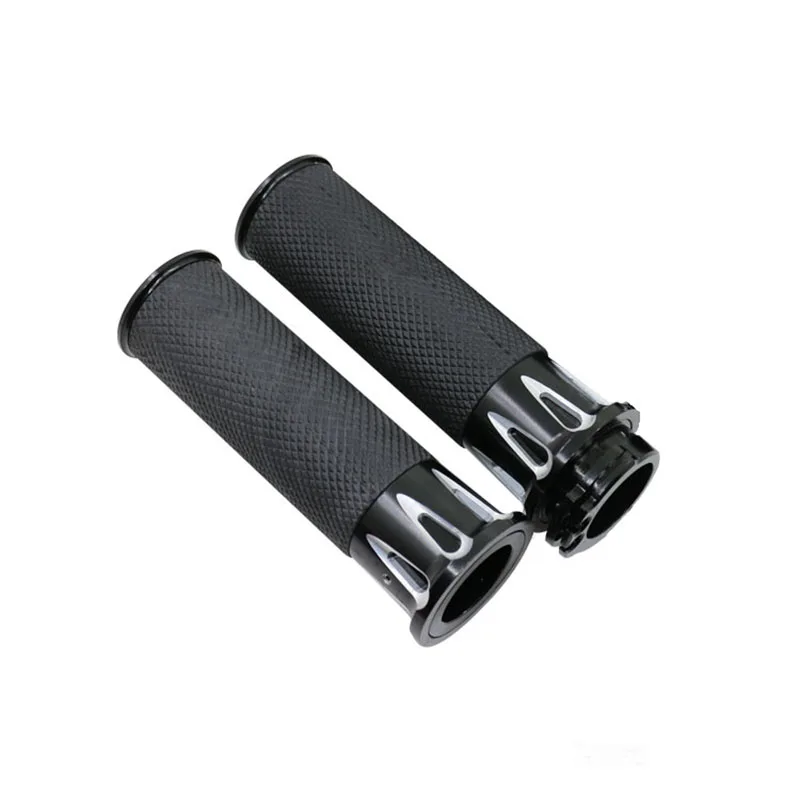 25mm 1&quot Handlebar Hand Grips Motorcycle Parts Black Cut Fusion for Harley Touring Sportster XL 1200 883 Dyna 1996 - 2017 2018 |