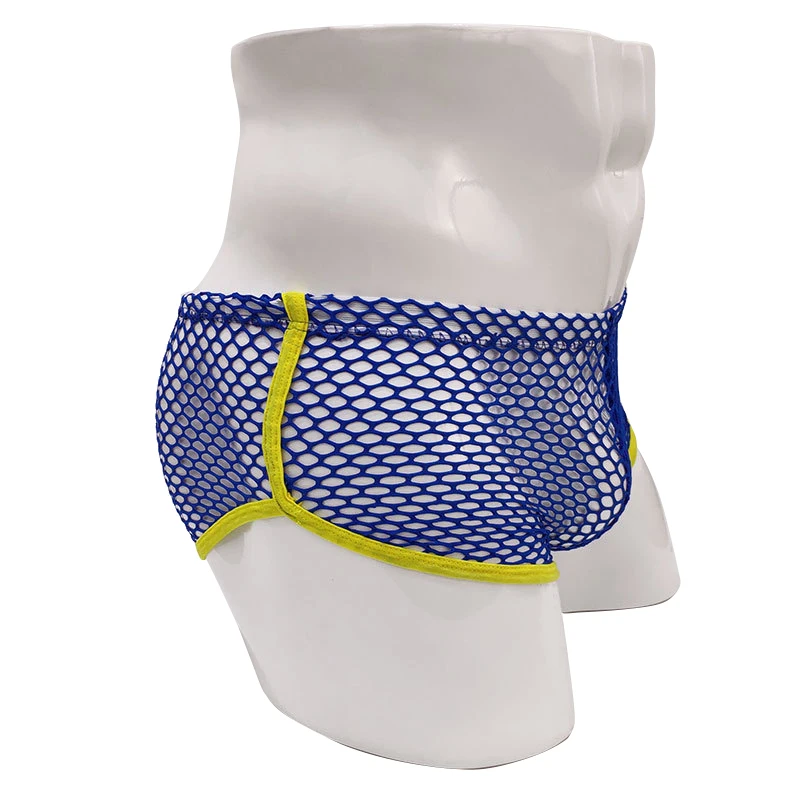 Новые пикантные Стиль Для мужчин прозрачные трусики боксеры с вырезами низкой