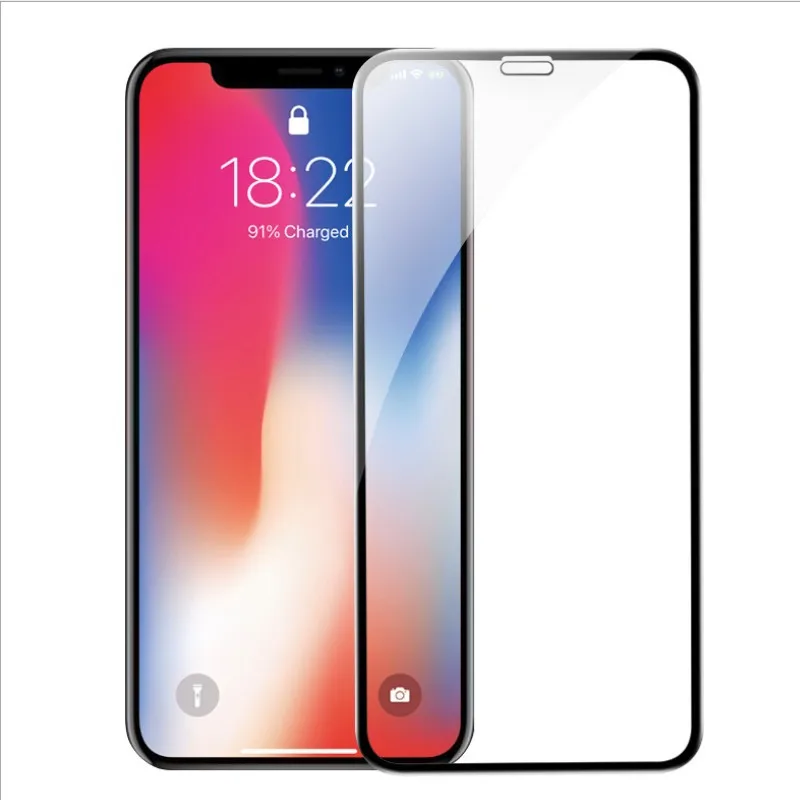 5D закаленное стекло для защиты экрана iPhone 12 11 Pro Max Mini XR X XS 6 6S 7 8 Plus SE 2020 Передняя