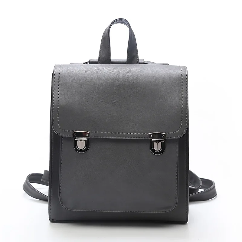 2019 Vintage Women Backpacks High Quality Leather Female Ladies Bag Korean Student Backpack Girl Preppy Style School | Багаж и сумки