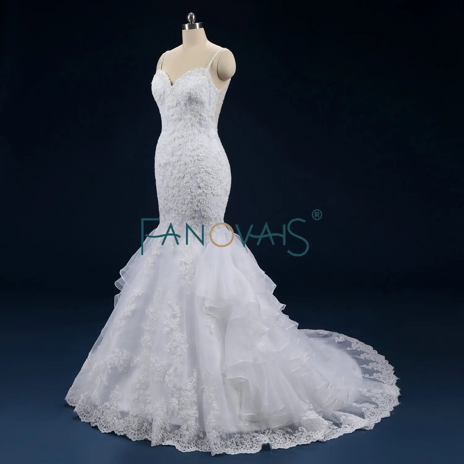 Mermaid Wedding Dresses Luxury African Trouwjurk Plus Size Vestido De Novia 2019 Robe Mariage Trumpet | Свадьбы и торжества