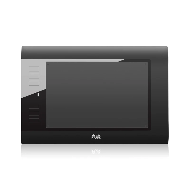 GAOMON 860T 8x6 дюймов USB графический планшет для рисования/конструктор электронный с 6 настраиваемые клавиши доска для записей и живописи и игры ОСУ - Цвет: Черный