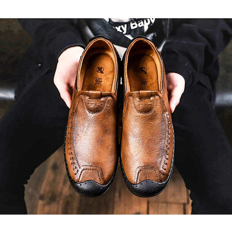 Дизайнерская мужская повседневная обувь модные мужские лоферы