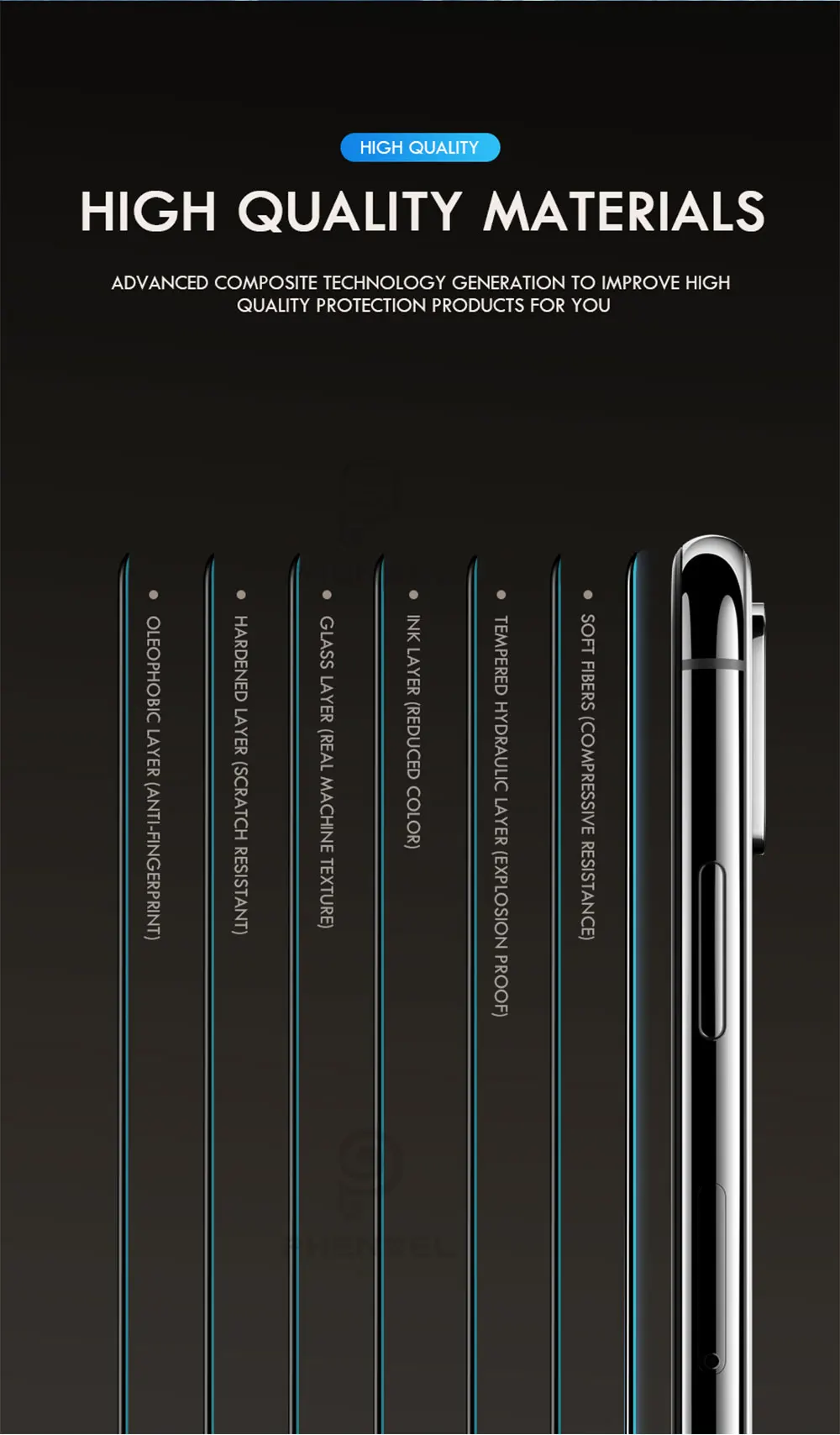 Олеофобное стекло для huawei honor 8x, защита экрана, полное покрытие, закаленное стекло honor 8x, противовзрывное изогнутое 5D стекло