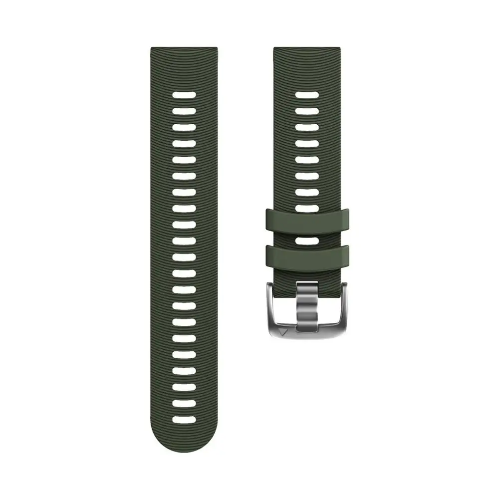 Мягкий силиконовый сменный ремешок для смарт часов Garmin Forerunner 245/245M/Vivoactive 3/Vivomove HR