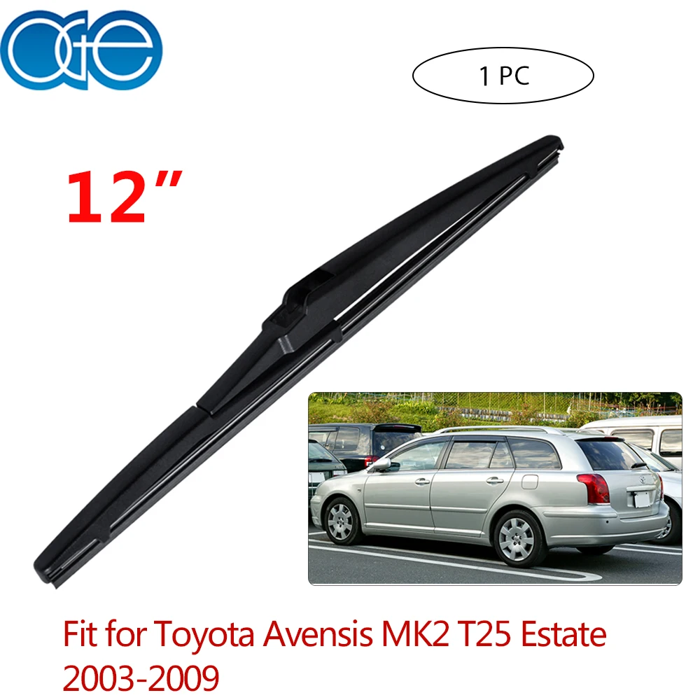 НГЕ 1" Задняя щетка стеклоочистителя для Toyota Avensis MK 2(T25) 2003-2009 ветровое стекло натуральный каучук ветровое стекло автомобильные аксессуары