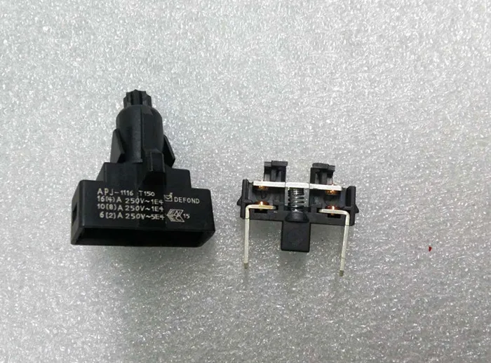 Оригинальный новый 100% APJ 1116 самоблокирующийся переключатель 250V16A питания для