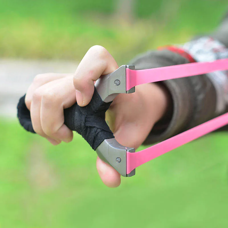 Охотничья Рогатка катапульта из нержавеющей стали резиновая лента для наружной