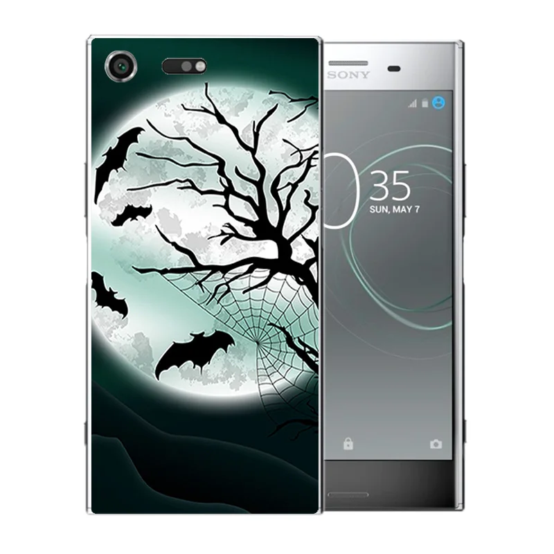 5 46 дюймов для Sony Xperia XZ Премиум чехол телефона с рисунком космическая Луна задняя
