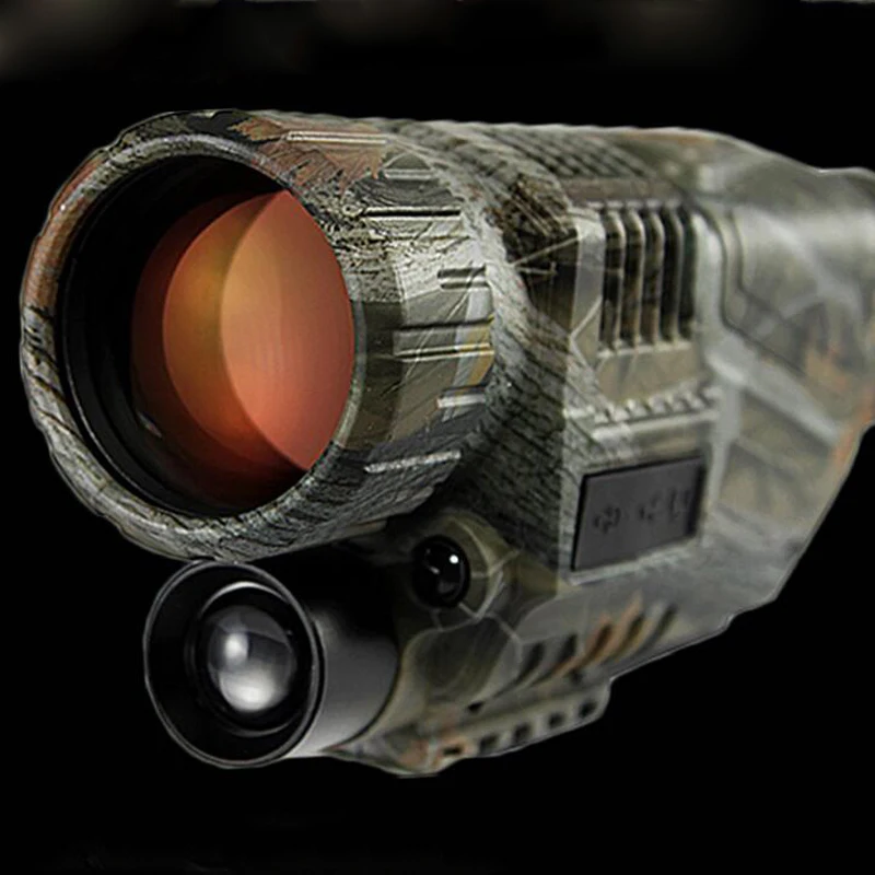 5X40 Monocular Telescope with Night Vision and CCD IR Digitale fit 2m-200m View Range for Outdoor Watching Hunting Camping | Инструменты