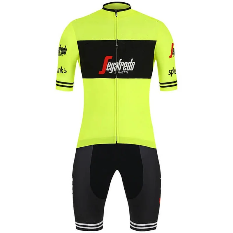 yellow tre pro team sunweb красный велокостюм для велоспорта цельный короткий рукав летний Боди Одежда для велоспорта MTB Ropa Ciclismo speedsuit - Цвет: yellow tre