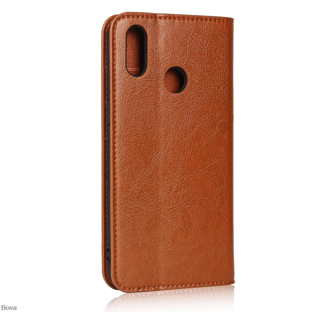 Премиум кожаный чехол для OPPO Realme 3 RMX1825 RMX1821 кошелек Чехол раскладной чехол с держателем карты воловья кожа кобура Coque Fundas