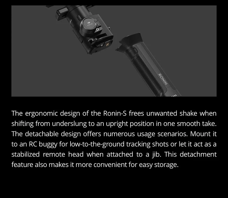 DJI Ronin S Ручной Стабилизатор для SLR беззеркальной камеры