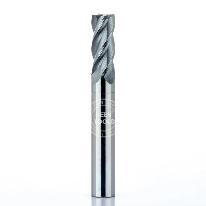 HRC45 4 Флейта карбидные инструменты из вольфрамовой стали металлические CNC режущие