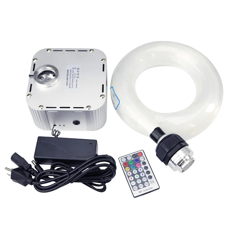 32 Вт RGB Мерцающий СВЕТОДИОДНЫЙ волоконно оптический Звездный потолочный