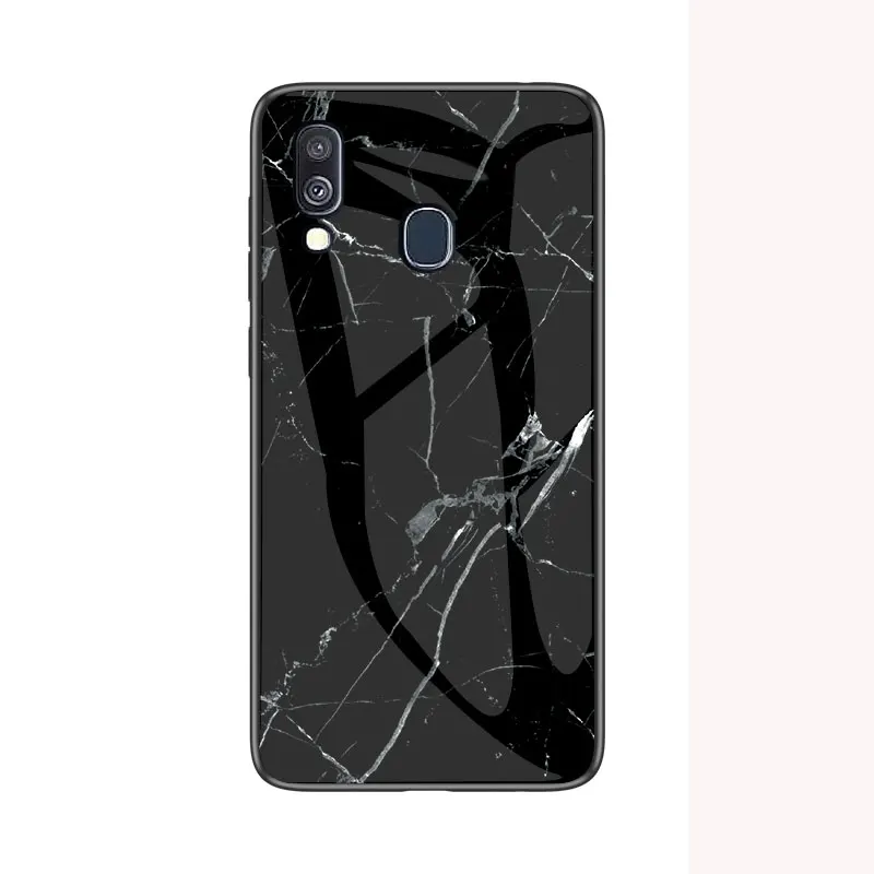 Закаленное Стекло Мрамор чехол для samsung galaxy A50 a70 A30 A10 A40 M10 M20 M30 A9 A8 A6 J4 J6 S7 S8 S9 S10 плюс S10E крышка - Цвет: type 4