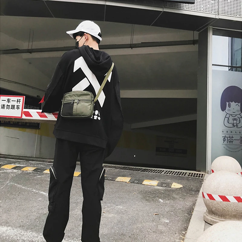 Youda уличная модная сумка на ремне в стиле ретро хип хоп заднем ремешке пакет