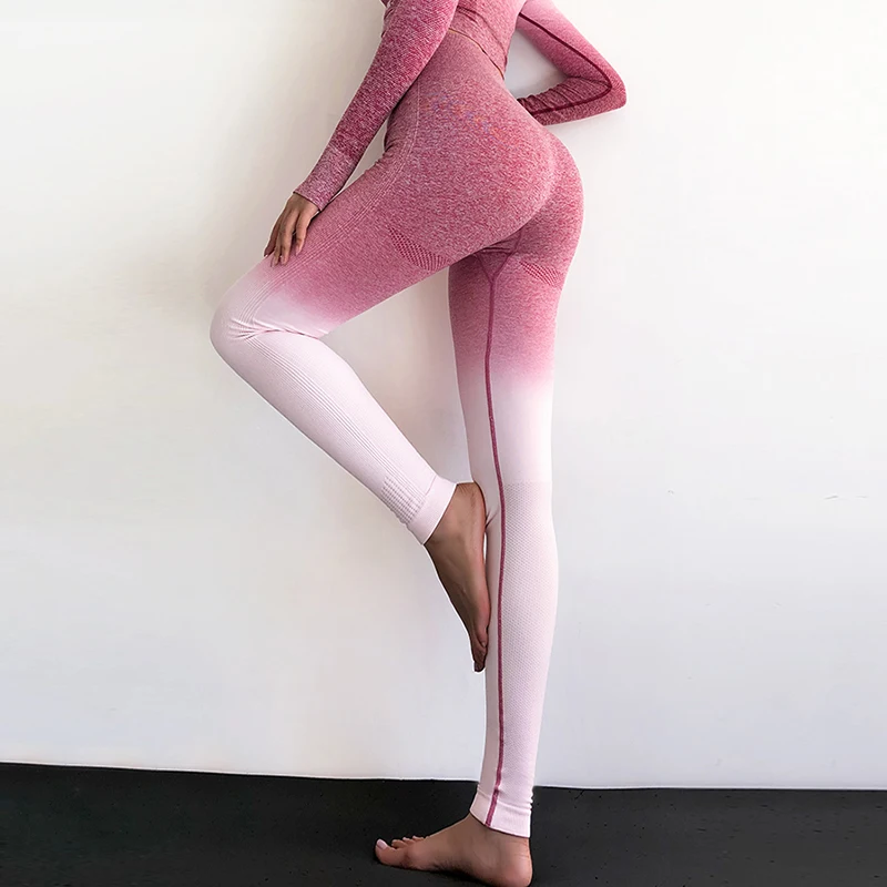 NORMOV женские бесшовные Легинсы Высокая Талия тренировки Леггинсы Activewear