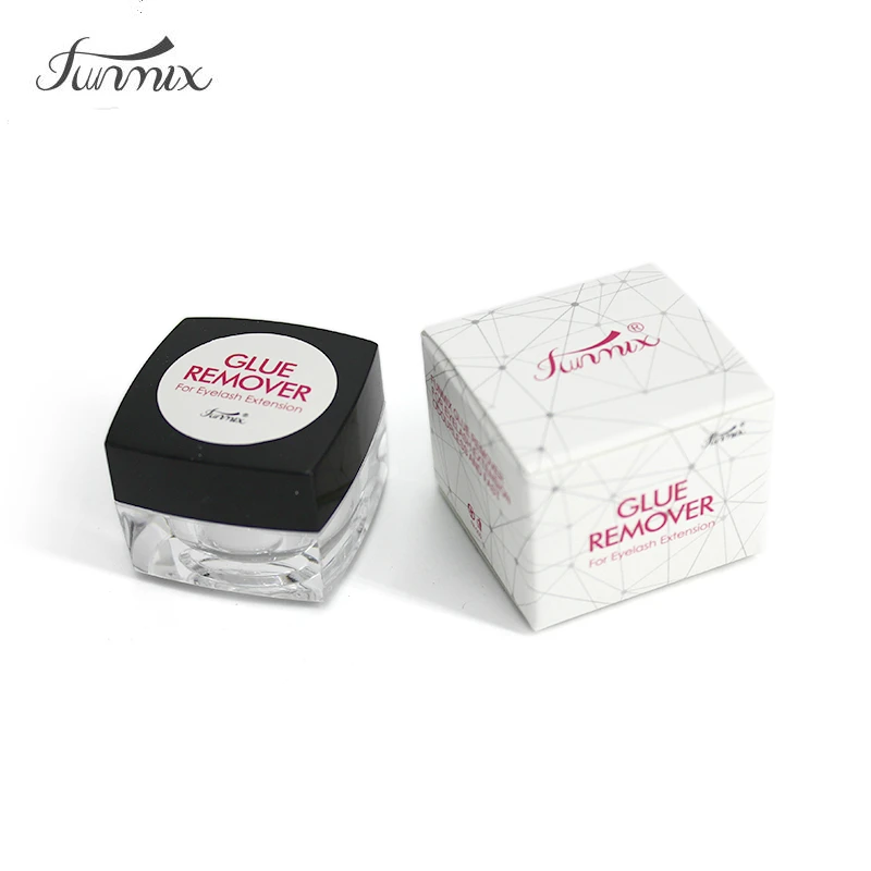Средство для снятия клея FUNMIX наращивания ресниц прозрачный гель средство запаха