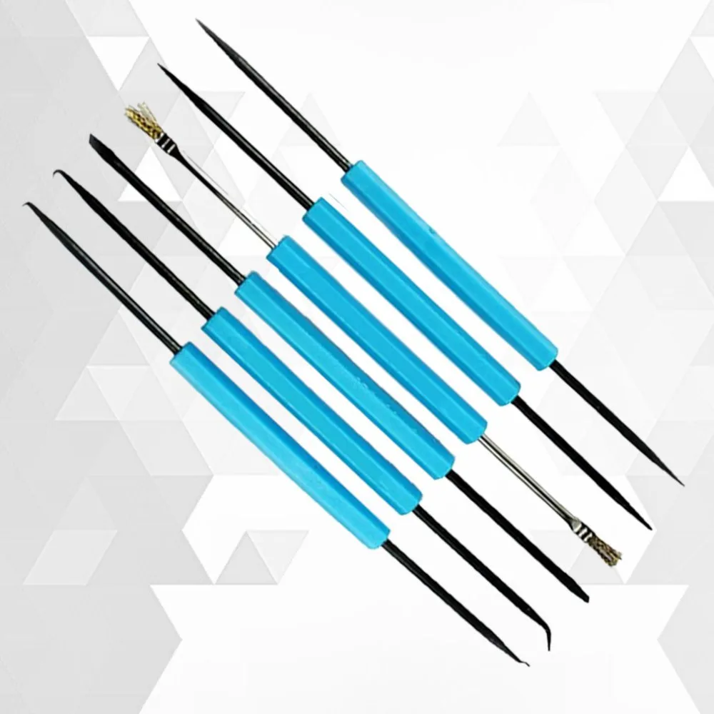 6pcs Desoldering Aid Tool Circuit Board Soldering Welding Auxiliary Tools Assist Set PCB Cleaning Kit Repair | Инструменты