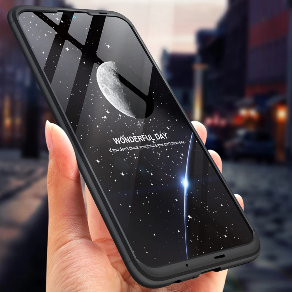 Новый чехол для Huawei P Smart 2019 роскошный жесткий пластиковый PSmart Dual 360 полный