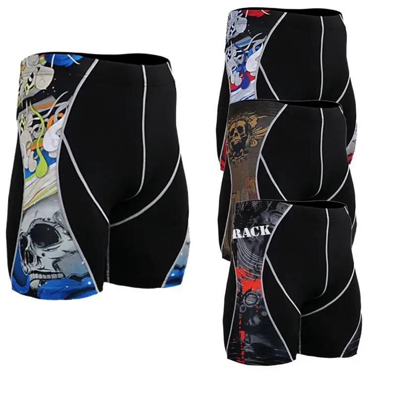 

Summer Men Sports Shorts Compression Skin Tight Running Training MMA GYM Basketball Elastic Bodybuilding Trousers Fitness Shorts