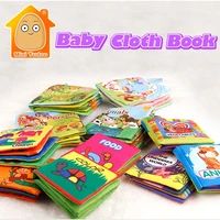 baby activity fabric cloth books 0 12 months baby soft quite book animal educational toy early learning book for kids
