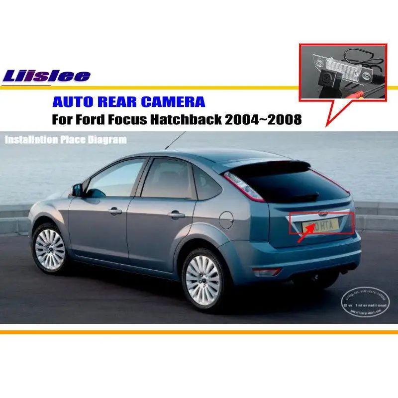 Автомобильная камера заднего вида для хэтчбека Ford Focus 2004 2008 HD CCD RCA NTST PAL CAM|Камеры