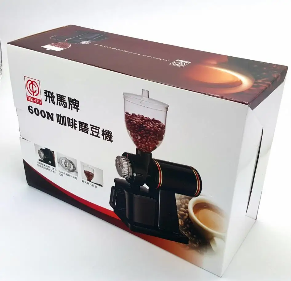 Тайвань 600N кофе bean grinder электрическая фреза шлифовальные станки