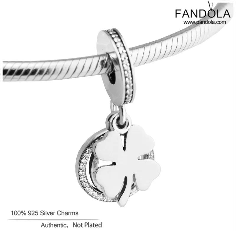 CKK Fit Pandora браслет счастливый день болтается Шарм серебряные бусины 925 пробы для изготовления ювелирных изделий Berloque